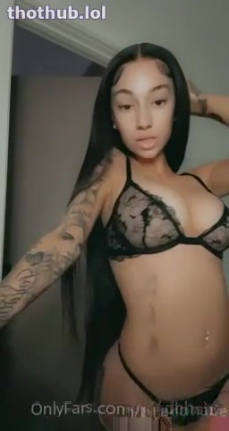 Bhad Bhabie Black Lingerie Of 1 Onlyfans