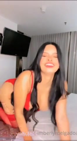 Kimberly Delgado orgasms while masturbating with a dildo