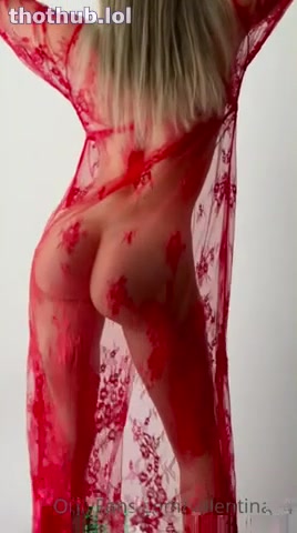 valentinaof.4 sexy red underwear hot ass