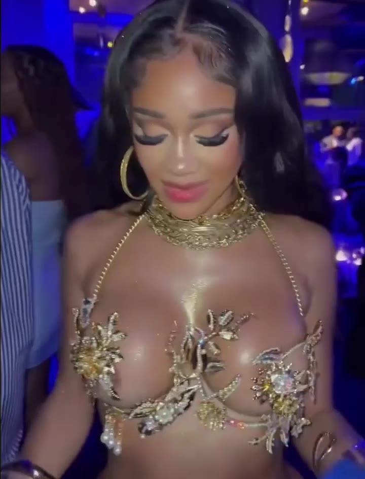 saweetie Show Big Boobs Bouncing Very Lewd