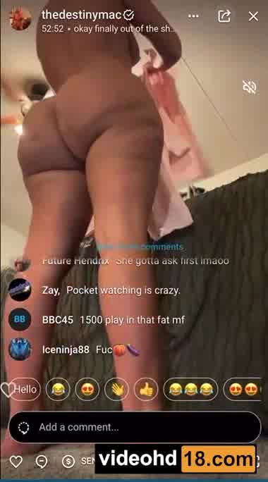 thedestinymac Livestream Jumbo Booty