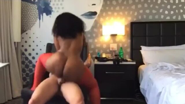 Kisha Chavis Sex Tape – starts riding my cock in reverse cowgirl